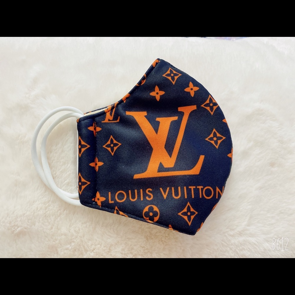 Polly Mask Orange & Black